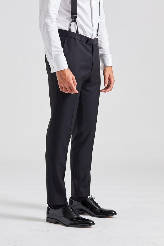 Oscar Jacobson Denz Tuxedo Trouser Black 